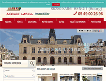 Tablet Screenshot of labell-immobilier.com